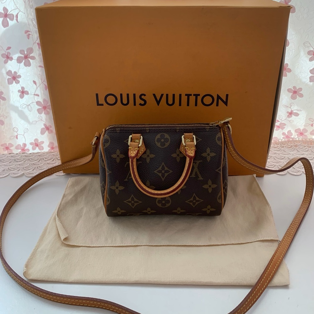 Louis Vuitton Nano Speedy Monogram Bag - Picture 1 of 12